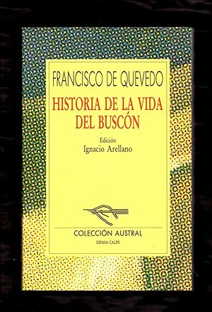 Bild des Verkufers fr HISTORIA DELA VIDA DEL BUSCON zum Verkauf von Libreria 7 Soles