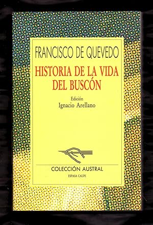 Bild des Verkufers fr HISTORIA DELA VIDA DEL BUSCON zum Verkauf von Libreria 7 Soles