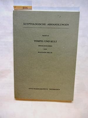 Imagen del vendedor de Tempel und Kult. ("gyptologische Abhandlungen", 46) a la venta por Versandantiquariat Dr. Wolfgang Ru