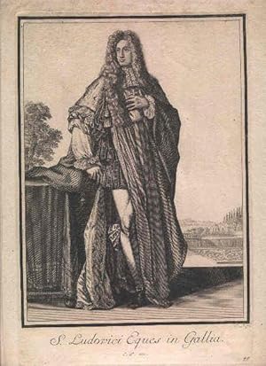 Image du vendeur pour S. Ludovici Eques in Gallia. [Copperplate Engraving of a Portrait]. mis en vente par Peter Keisogloff Rare Books, Inc.