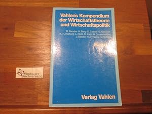 Bild des Verkufers fr Vahlens Kompendium der Wirtschaftstheorie und Wirtschaftspolitik; Teil: Bd. 2. zum Verkauf von Antiquariat im Kaiserviertel | Wimbauer Buchversand