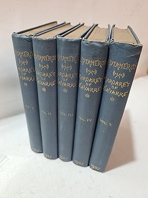 Immagine del venditore per THE HEPTAMERON OF THE TALES OF MARGARET, QUEEN OF NAVARRE IN FIVE VOLUMES. (5 VOLUME SET). venduto da Cambridge Rare Books