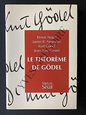 Image du vendeur pour LE THEOREME DE GODEL mis en vente par Yves Grgoire