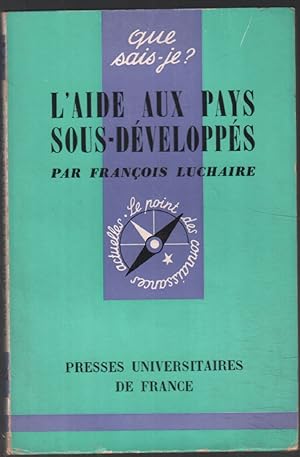 Seller image for L'aide aux pays sous-developps for sale by librairie philippe arnaiz