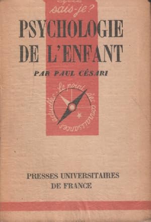 Seller image for Psychologie de l'enfant for sale by librairie philippe arnaiz