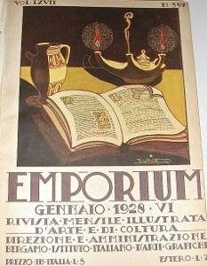 EMPORIUM 1928. Rivista mensile illustrata e di cultura.