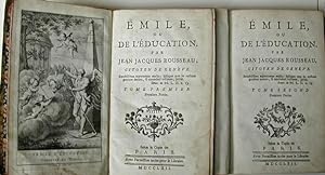 Image du vendeur pour Emile ou l'Education par Jean Jacques Rousseau citoyen de Genve. mis en vente par LIBRERIA PAOLO BONGIORNO