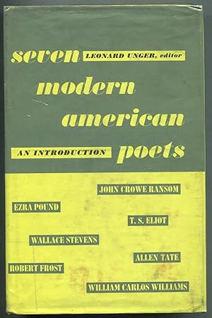 Bild des Verkufers fr Seven Modern American Poets: An Introduction zum Verkauf von Between the Covers-Rare Books, Inc. ABAA