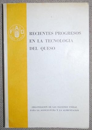 Imagen del vendedor de RECIENTES PROGRESOS EN LA TECNOLOGIA DEL QUESO a la venta por Fbula Libros (Librera Jimnez-Bravo)
