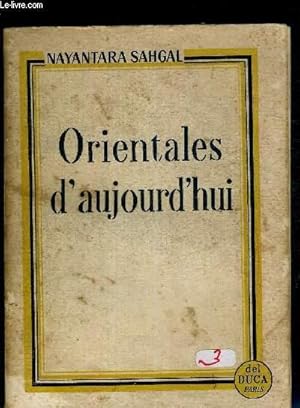 Seller image for ORIENTALES D'AUJOURD'HUI (PRISON AND CHOCOLATE CAKE) for sale by Le-Livre