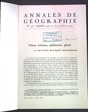 Imagen del vendedor de Cnes rocheux, pdiments, glacis; a la venta por books4less (Versandantiquariat Petra Gros GmbH & Co. KG)