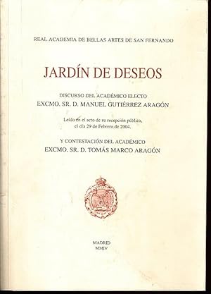Imagen del vendedor de JARDIN DE DESEOS. a la venta por Librera Javier Fernndez