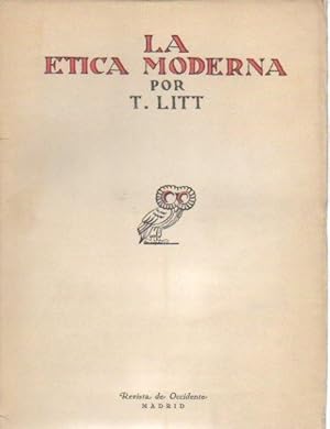 Imagen del vendedor de LA ETICA MODERNA. a la venta por Librera Javier Fernndez