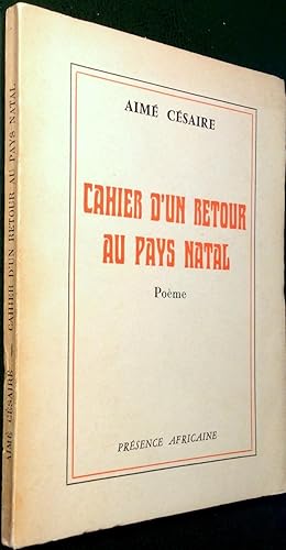 Image du vendeur pour Cahier d'un retour au pays natal. Pome mis en vente par Le Chemin des philosophes