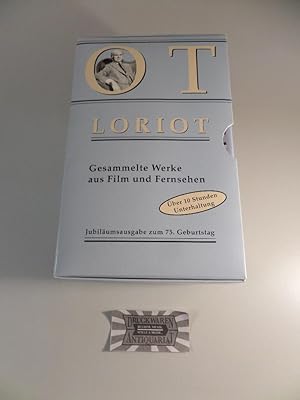 Loriots 75. Geburtstag Jubiläumsausgabe [3 x VHS]. Schuber mit 3 Videos : Sketche und Cartoons / ...