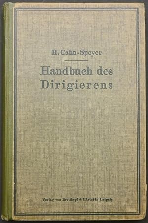 Immagine del venditore per Handbuch des Dirigierens. venduto da Antiquariat Rainer Schlicht