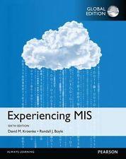 Image du vendeur pour INTERNATIONAL EDITION---Experiencing MIS, 6th edition mis en vente par READINGON LLC