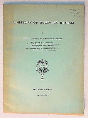 A History of Buddhism in Siam