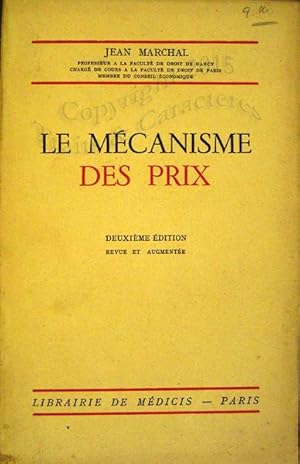 Le mécanisme des prix.