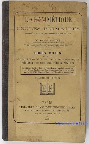 L'arithmétique des écoles primaires - Cours moyen