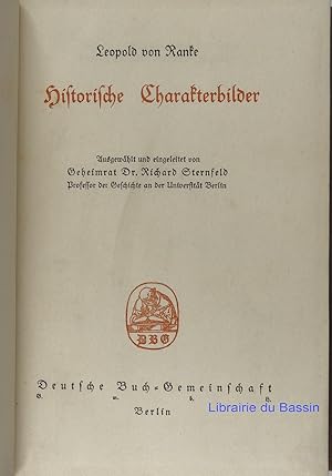 Seller image for Historische Charakterbilder for sale by Librairie du Bassin