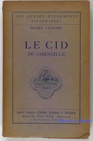 Seller image for Le Cid de Corneille for sale by Librairie du Bassin