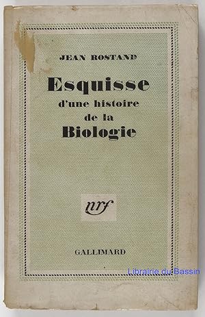 Seller image for Esquisse d'une histoire de la biologie for sale by Librairie du Bassin