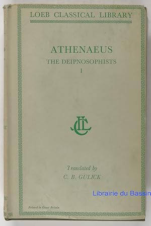 Bild des Verkufers fr The Deipnosophists, Volume I zum Verkauf von Librairie du Bassin