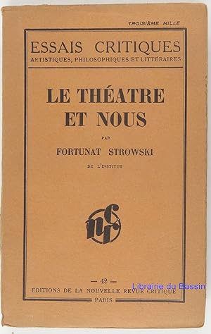 Seller image for Le Thtre et nous for sale by Librairie du Bassin