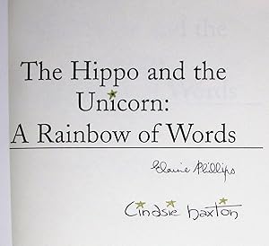 Seller image for A Rainbow of Words. the Hippo and the Unicorn for sale by Ken Jackson
