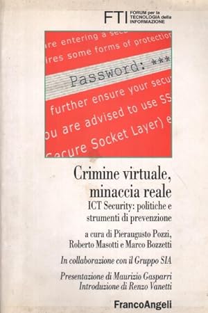 Seller image for Crimine virtuale, minaccia reale for sale by Di Mano in Mano Soc. Coop