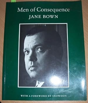 Immagine del venditore per Men of Consequence venduto da Reading Habit