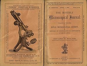 THE MONTHLY MICROSCOPICAL JOURNAL NO. LXXXVIII, APRIL 1, 1876 Transactions of the Royal Microscop...