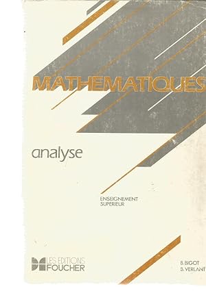 Seller image for Mathmatiques - Analyse - Enseignement suprieur for sale by Joie de Livre