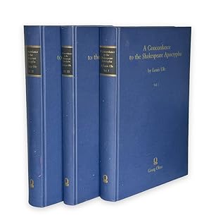 Bild des Verkufers fr A Concordance to the Shakespeare Apocrypha [Complete 3 Volume Set] zum Verkauf von Prior Books Ltd