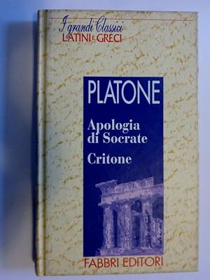 Immagine del venditore per I grandi classici Latini e Greci PLATONE L'APOLOGIA DI SOCRATE venduto da Historia, Regnum et Nobilia