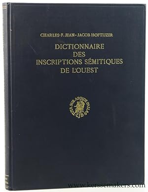 Immagine del venditore per Dictionnaire des inscriptions smitiques de l'ouest. venduto da Emile Kerssemakers ILAB