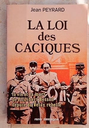 Bild des Verkufers fr La loi des Caciques. zum Verkauf von Librairie les mains dans les poches
