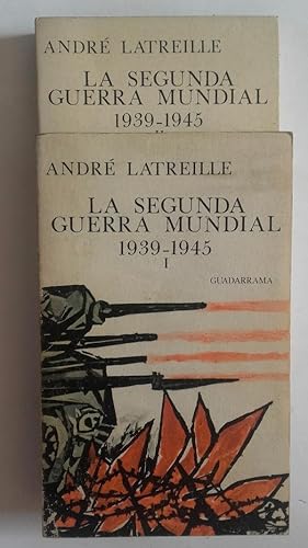 Bild des Verkufers fr La Segunda Guerra Mundial 1939-1945 (tomos I y II) zum Verkauf von Librera Ofisierra
