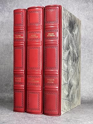 Image du vendeur pour BARBEY D'AUREVILLY (JULES AMEDEE. 1808-1889). LES DIABOLIQUES. - VILLIERS DE L'ISLE-ADAM (COMTE AUGUSTE DE. 1838-1889). CONTES CRUELS. - NERVAL. (GERARD DE. 1808-1855). AURELIA. LA MAIN ENCHANTEE. SYLVIE. ILLUSTRATIONS GILBERT L'HERITIER. mis en vente par Librairie du Chteau de Capens