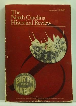 Seller image for The North Carolina Historical Review, Volume 64, Number 2 (April 1987) for sale by Cat's Cradle Books