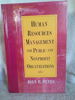Seller image for Human Resources Management for Public and Nonprofit Organizations for sale by Prairie Creek Books LLC.