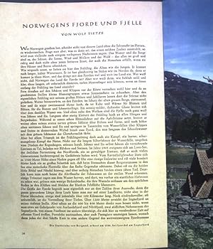 Seller image for Norwegens Fjorde und Fjelle; for sale by books4less (Versandantiquariat Petra Gros GmbH & Co. KG)