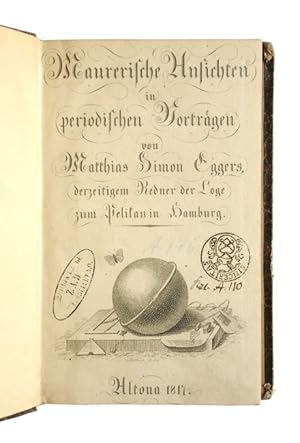 Seller image for Maurerische Ansichten in periodischen Vortrgen. for sale by Versandantiquariat Wolfgang Friebes