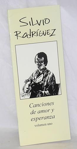 Seller image for Canciones de amor y esperanza: volumen uno for sale by Bolerium Books Inc.