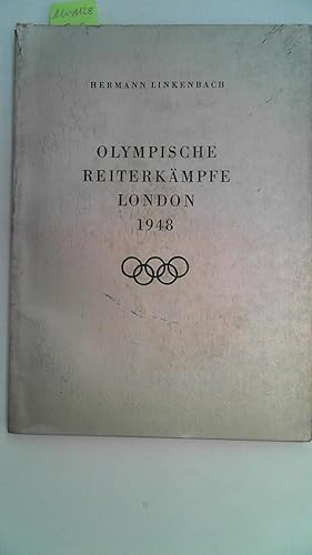 Seller image for Olympische Reiterkmpfe London 1948. for sale by Antiquariat Maiwald