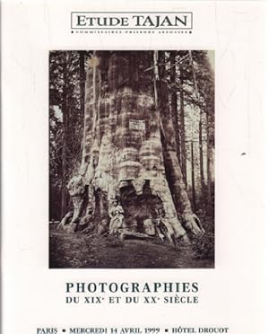 Imagen del vendedor de Photographies du XIX et du XX siecle a la venta por librairie philippe arnaiz
