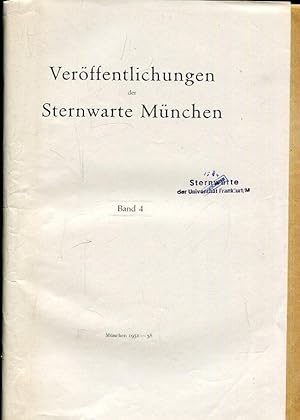 Veröffentlichungen der Sternwarte München. Band 4, Nr. 1 bis 17 und 19 bis 23.