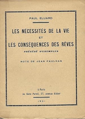 Les nécessités de la vie et les conséquences des rêves, précédé d'exemples.