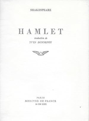 Bild des Verkäufers für Hamlet. zum Verkauf von Librairie Les Autodidactes - Aichelbaum
